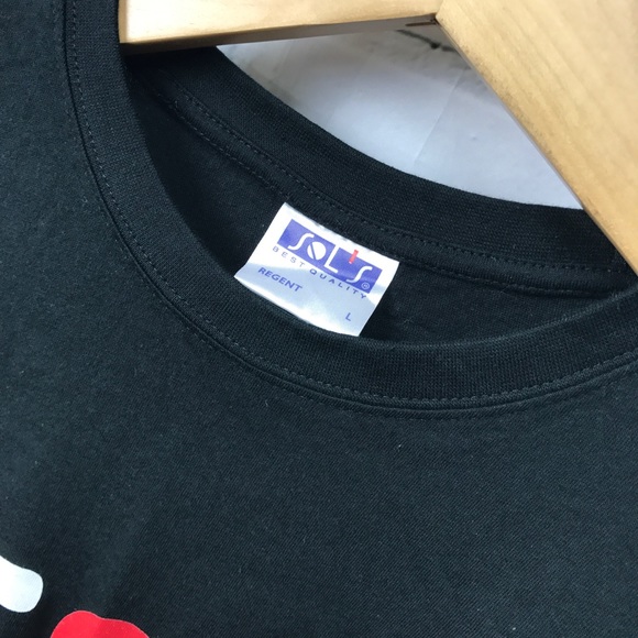 I ❤️ Paris Tee Shirt Black Red - Picture 6 of 6